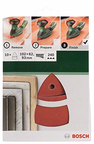 

Bosch Papier ścierny 102x62/93mm P240 Finish 10szt