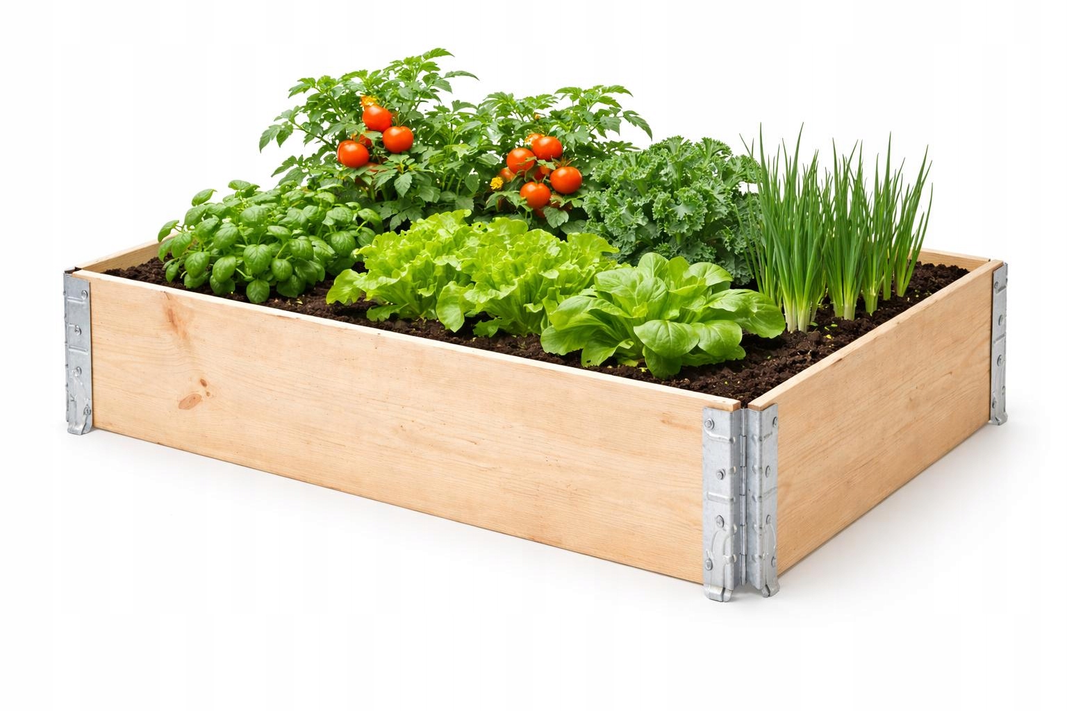 Doniczka podwyższona grządka warzywniak skrzynia na warzywa zielnik 120x80