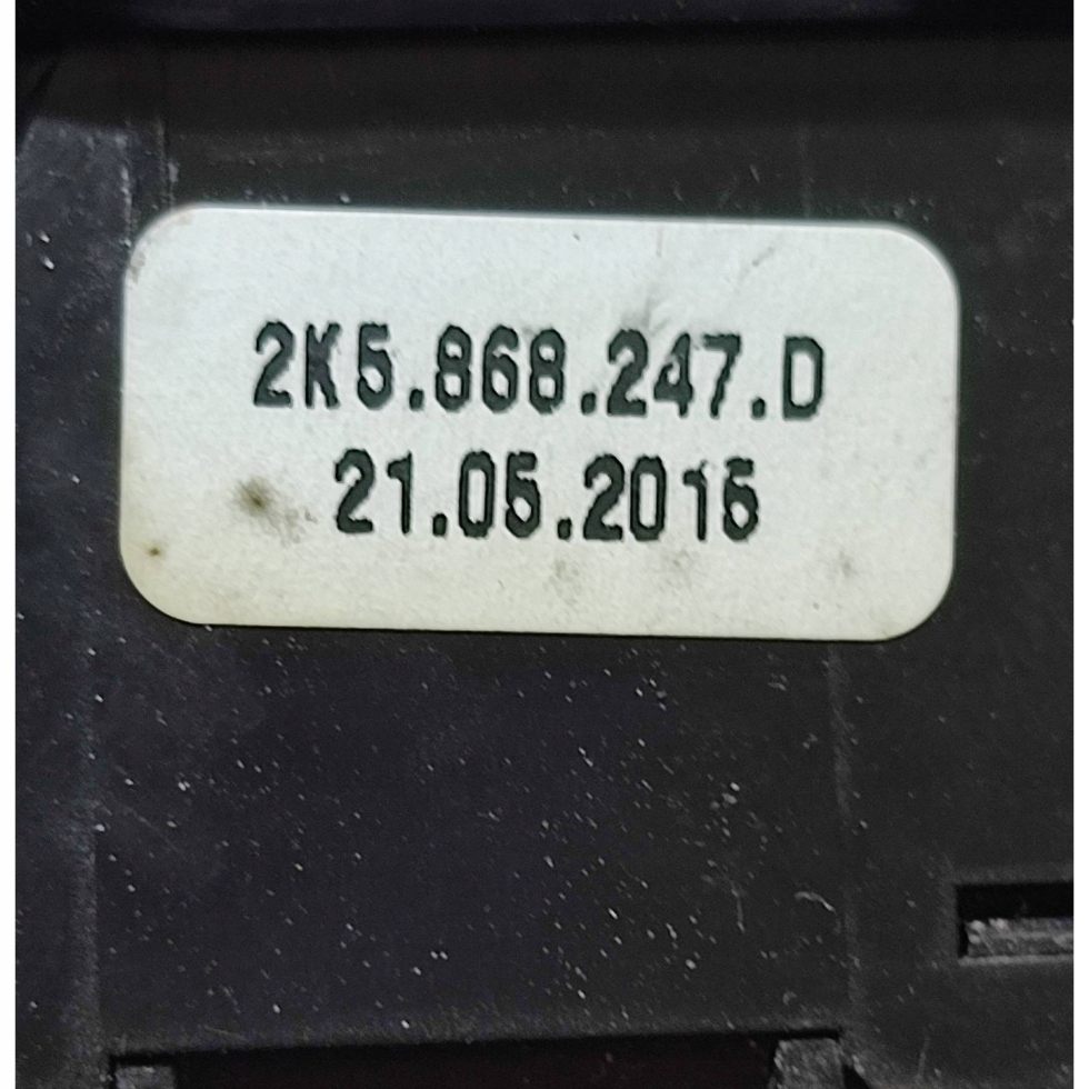 window control switch Volkswagen Caddy 2K5868247D