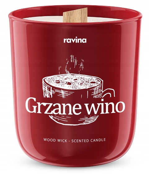 

Świeca sojowa Grzane Wino zapachowa w szkle