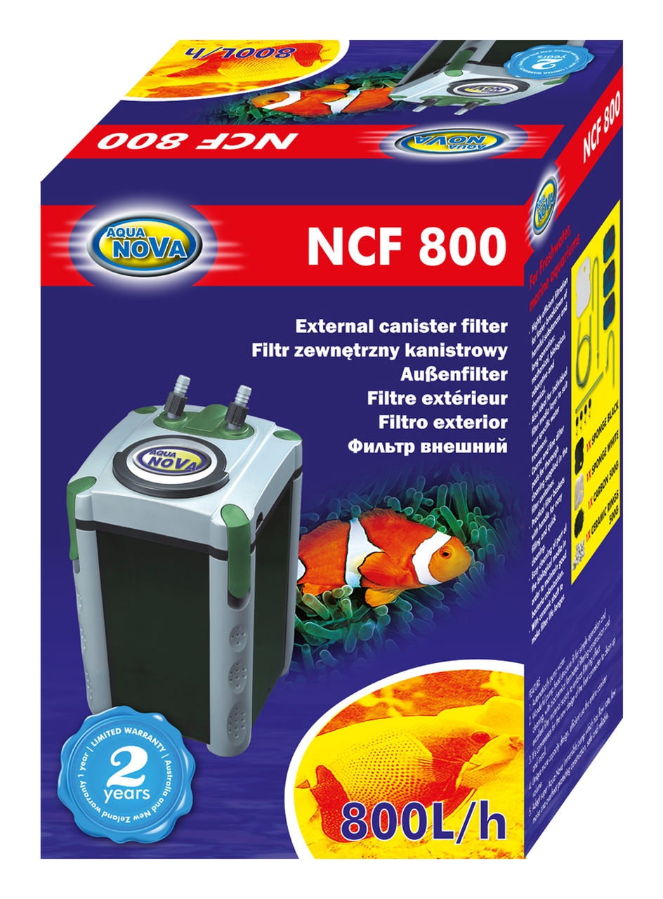 Filtr kubełkowy NCF-800 zewnętrzny do Akwarium 200L