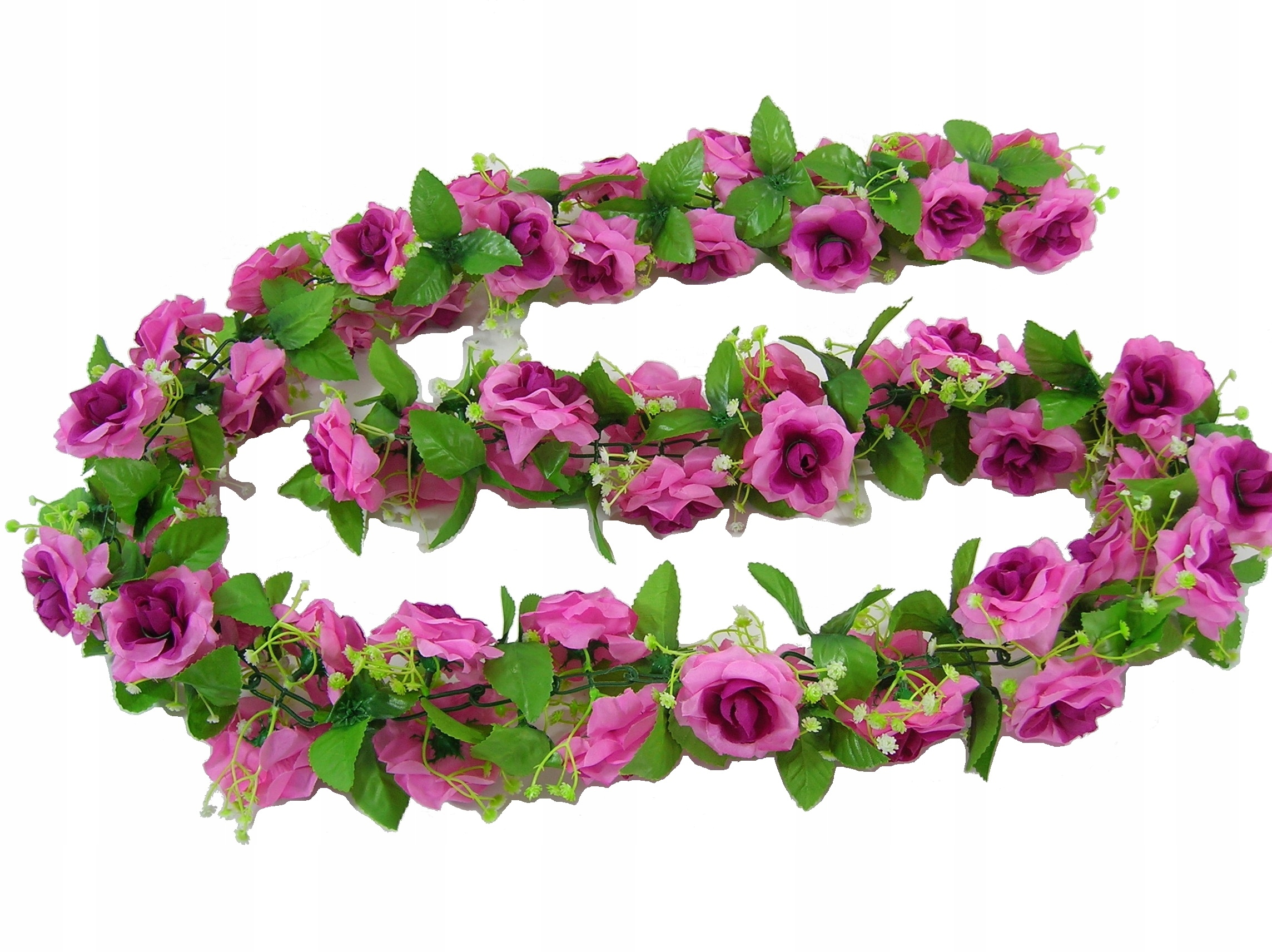 

Sztuczne Kwiaty Girlanda Z Różami Purple