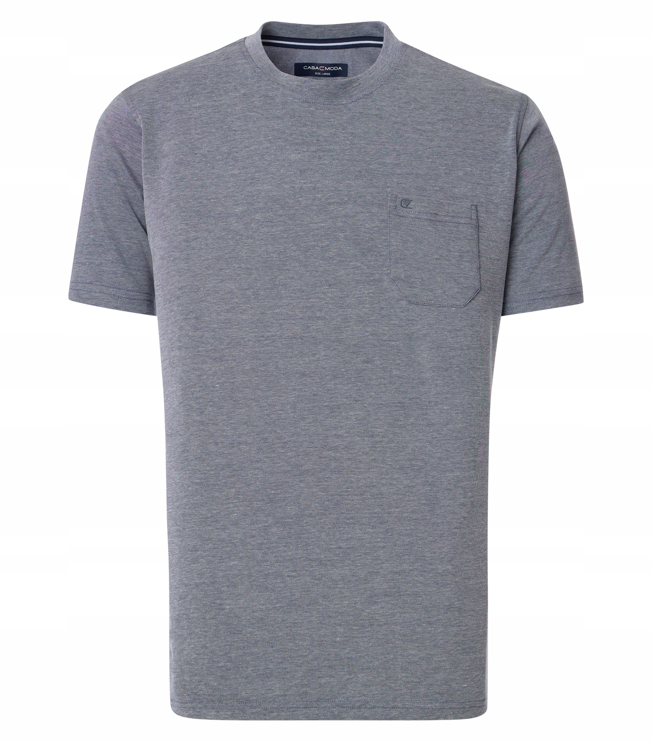 Casamoda Velké Velikosti Tričko Tričko Easy Care S Kapsou 3XL 136 cm