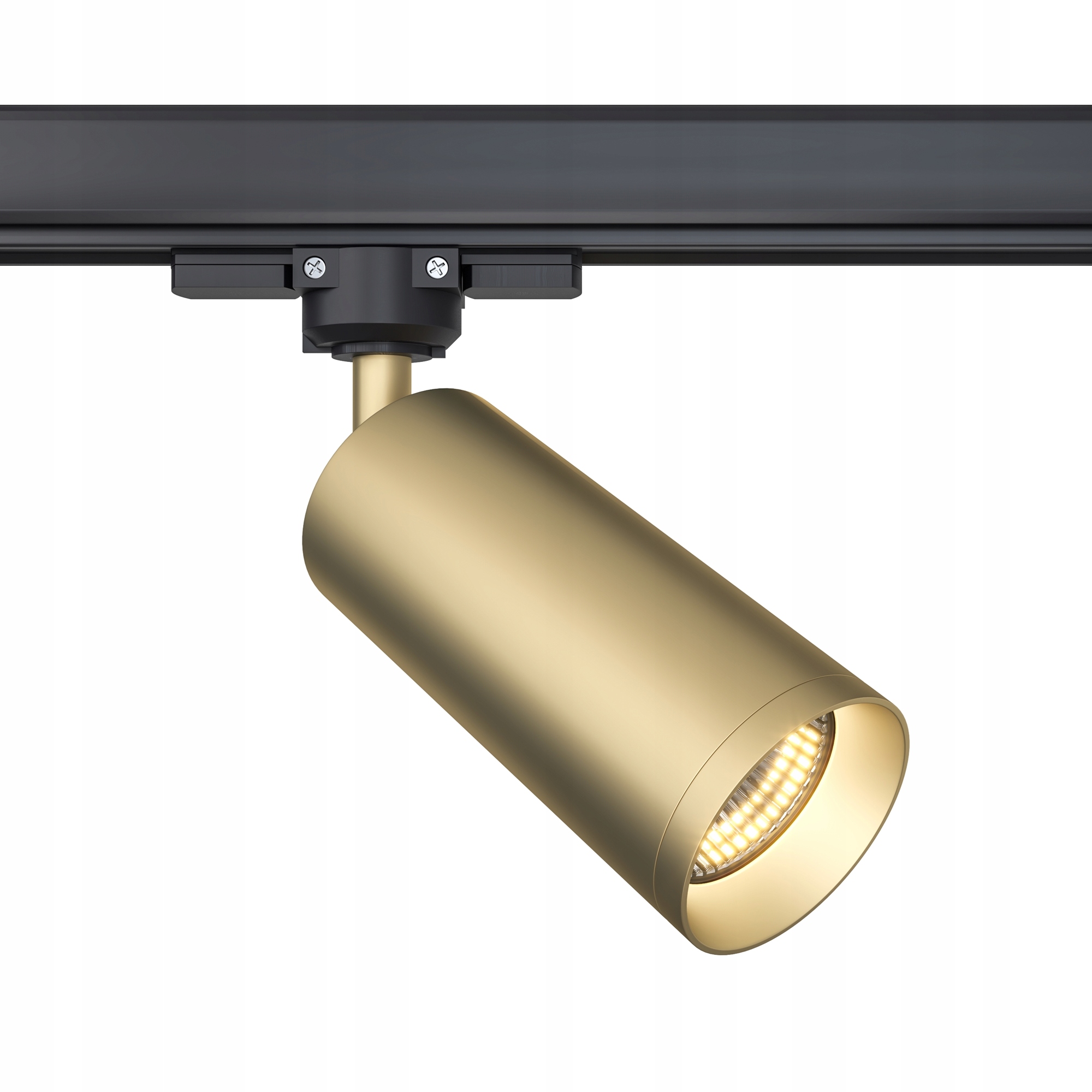 Maytoni Focus 3-fázový kolejnicový reflektor GU10 10W mosaz/černý