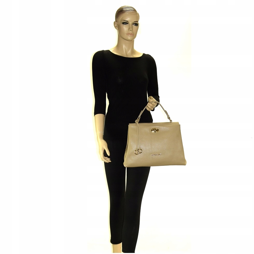 TOREBKA MASSIMO CONTTI SKÓRA NATURALNA LEKARKA TAUPE 050B Płeć kobieta