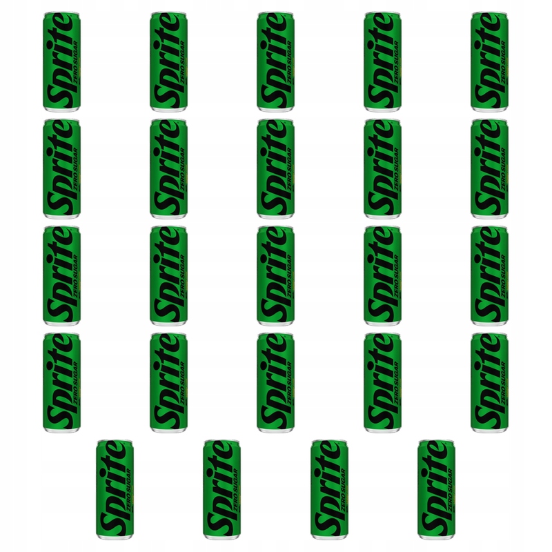 Sprite Zero Sugar Sycený nápoj s citronovo-limetkovou příchutí 330 ml X24