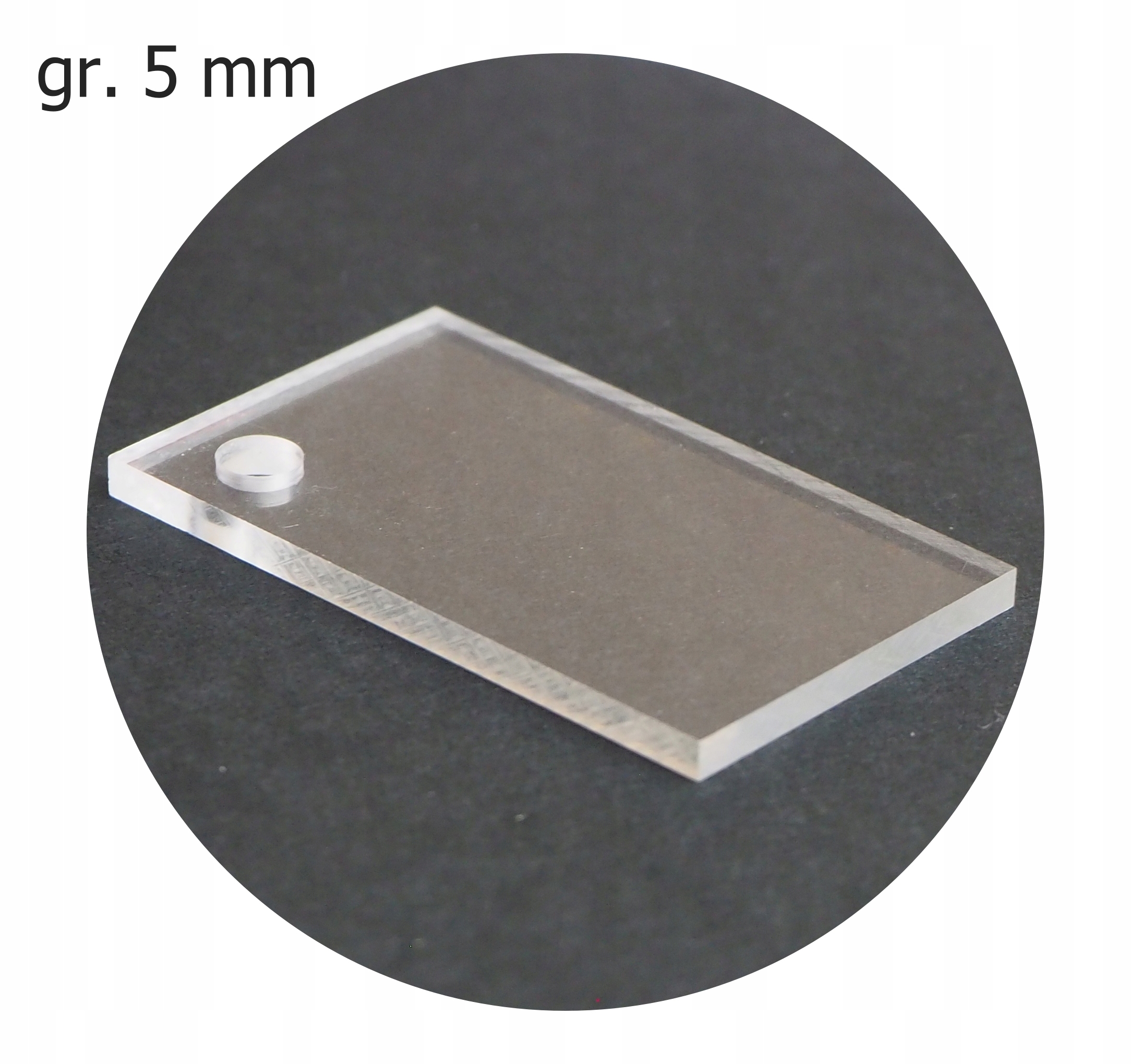 

Plexi Pleksa Bezbarwna 5mm Cięta Laserem