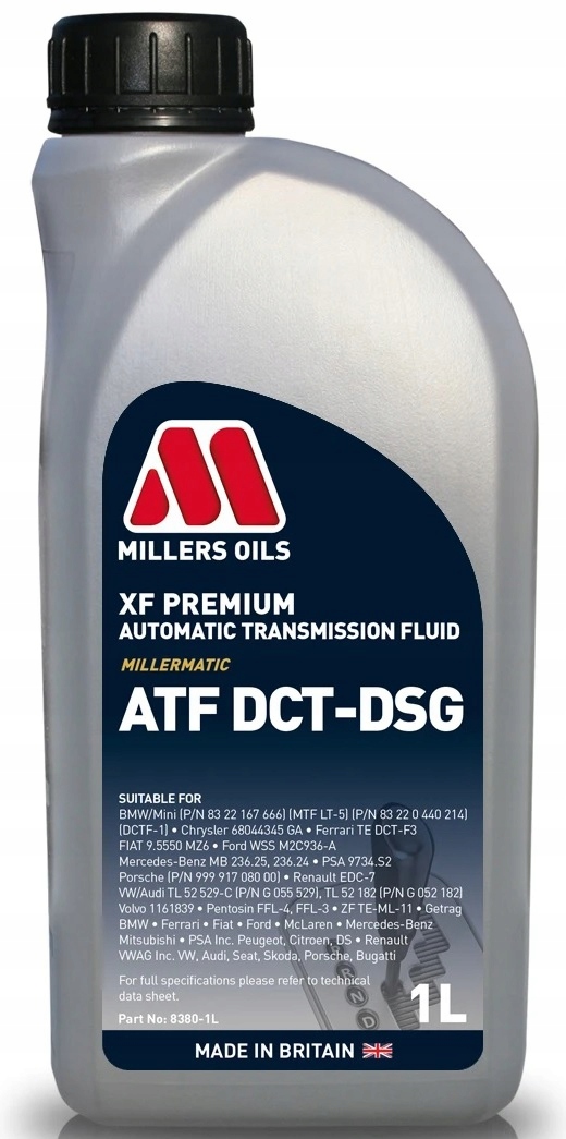 

Millers Oils Xf Premium Atf Dct-dsg 1L 8380