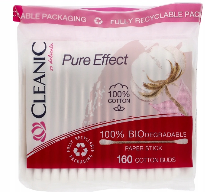 Cleanic (160 Szt Patyczki W Folii Pure Effect