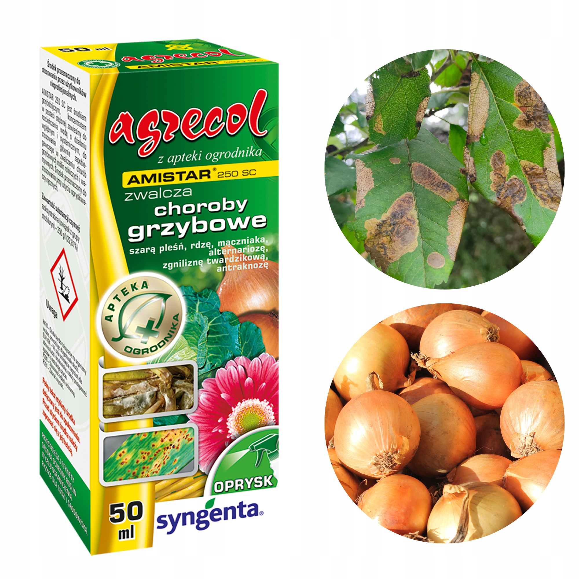 

Amistar 250SC 50 ml Zwalcza Szarą Pleśń Mączniaka