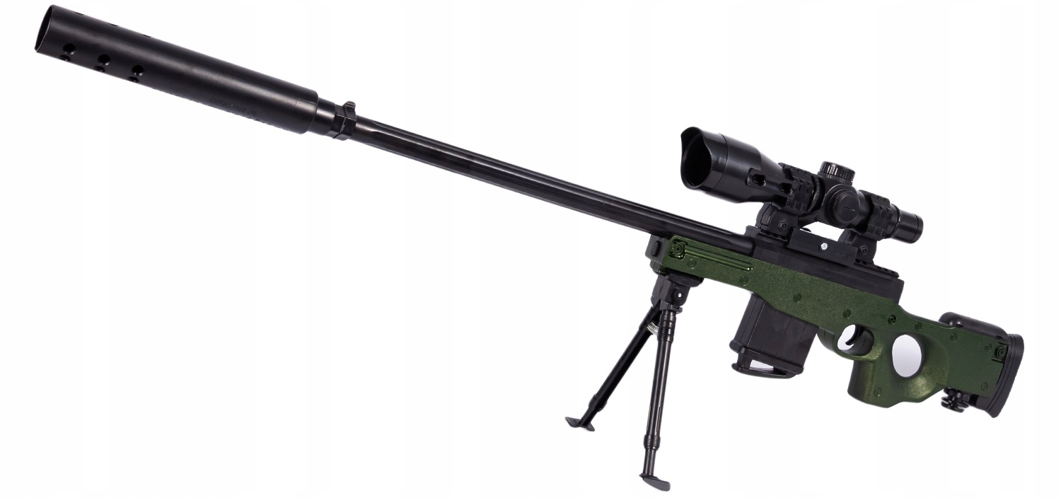 

Karabin Pistolet Snajperski Snajperka Kulki Żelowe
