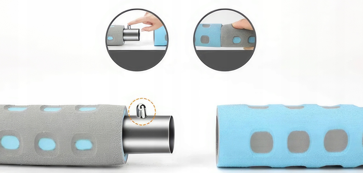 HULA HOP HULAHOP ODCHUDZAJĄCE NIEBIESKIE SKŁADANE + SKAKANKA GRATIS Średnica 93 cm