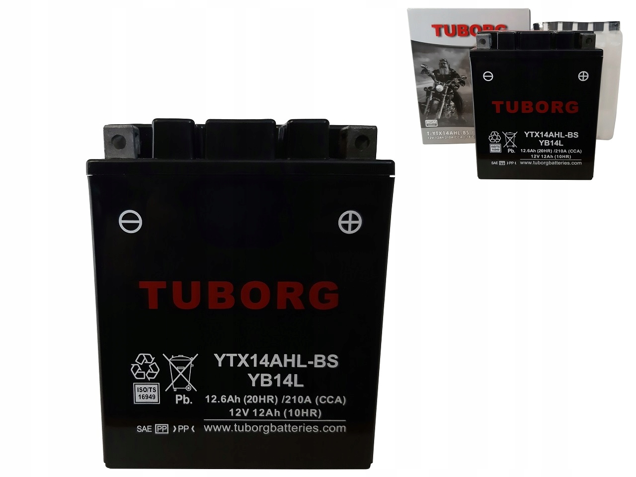 

Akumulator YTX14AHL-BS 12V 12Ah 210A Agm Tuborg