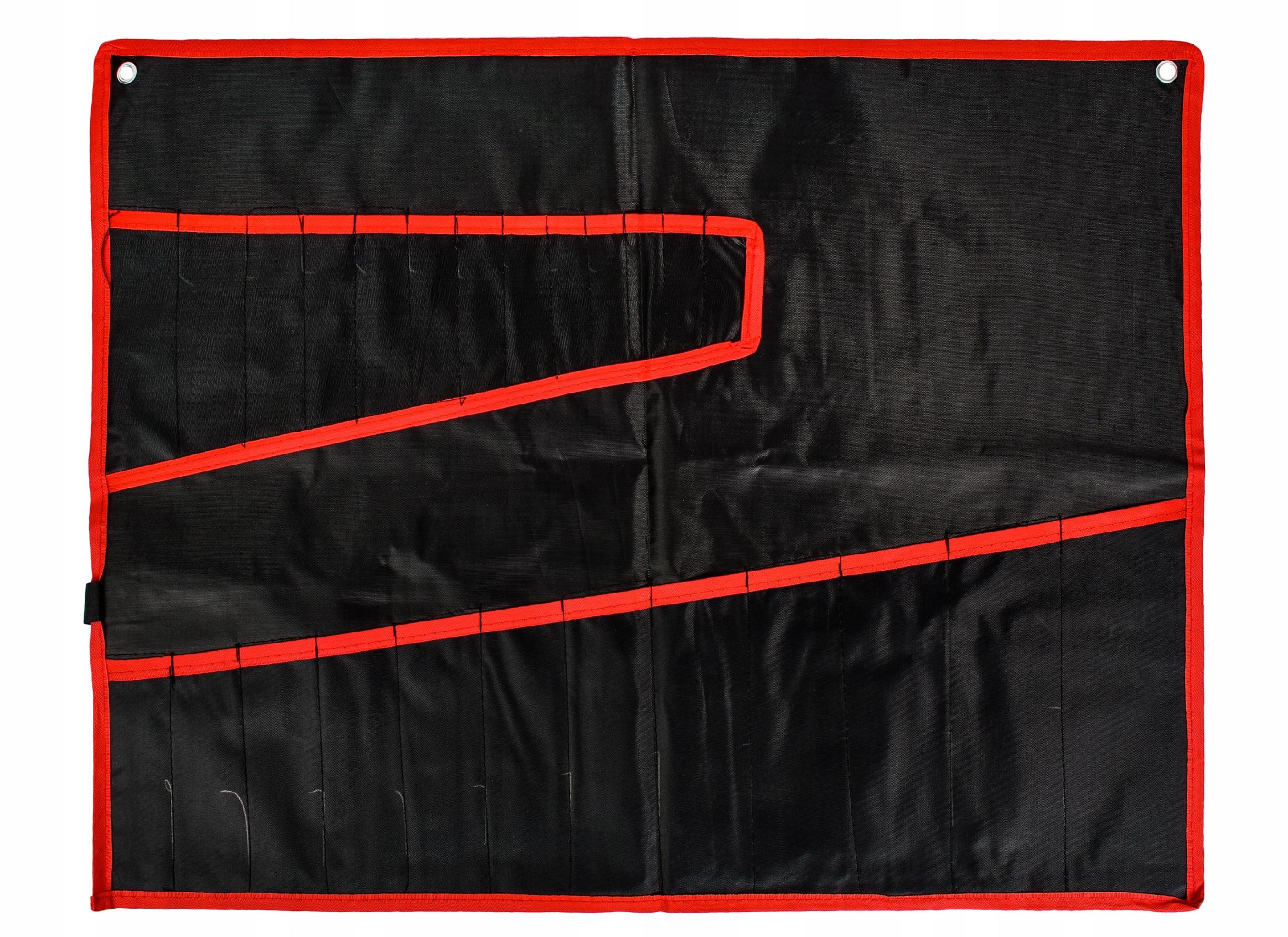 Pokrowiec na klucze płasko-oczkowe PC002 25 el. 6-32 mm płachta etui