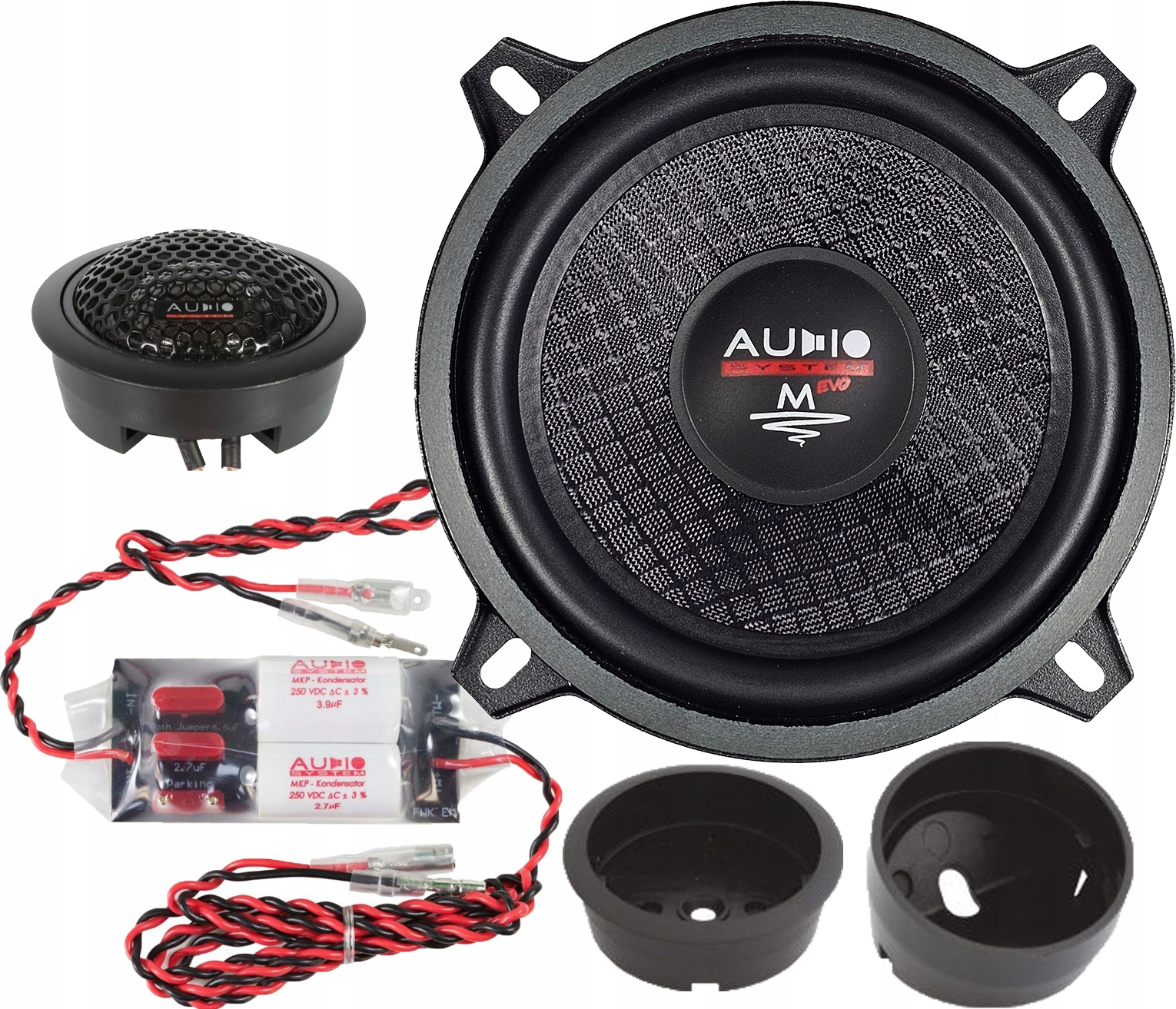 Audio systém M130 Evo Reproduktory do auta 13 cm výhybky Zelená hora