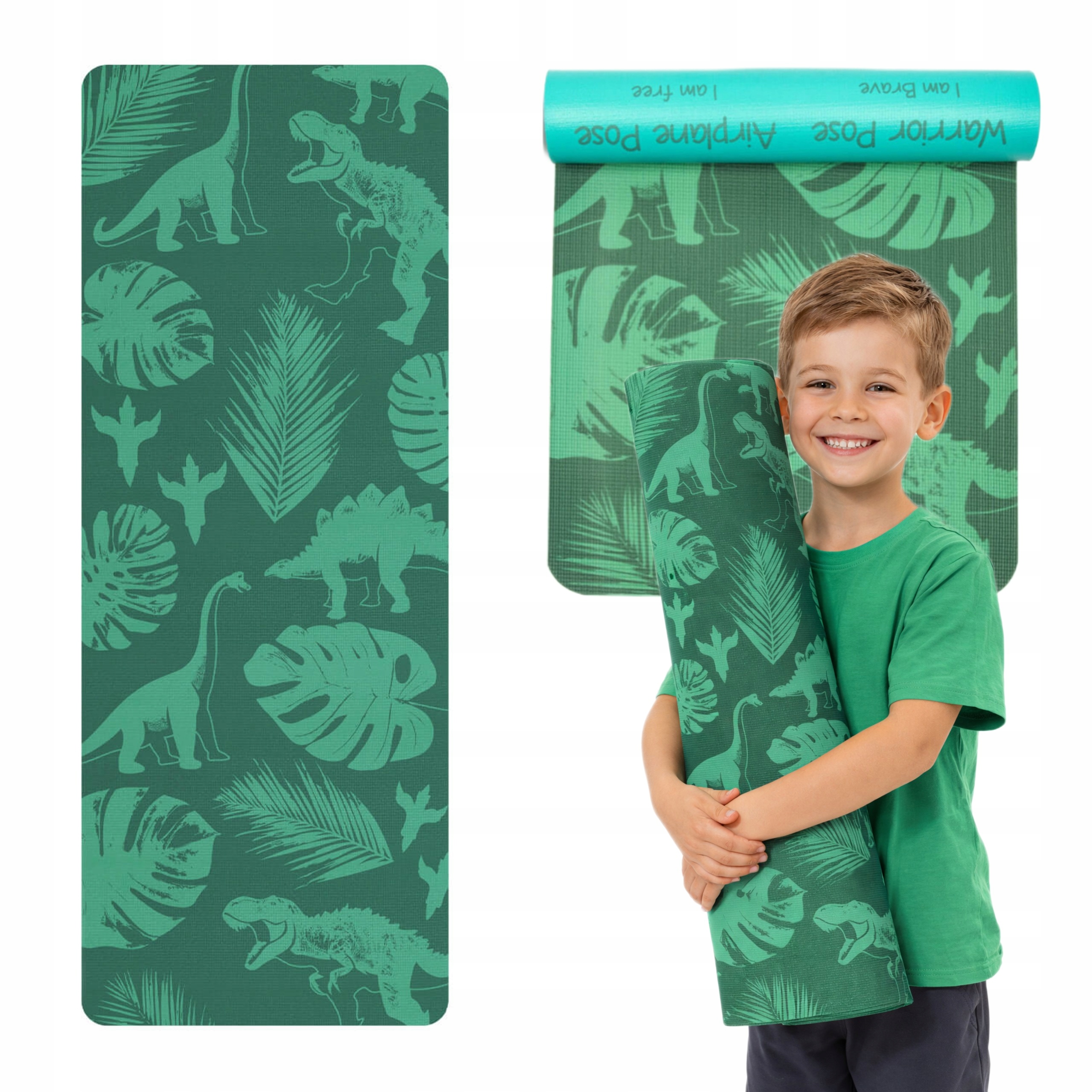 Mata Do Ćwiczeń Dla Dzieci Myga Jurassic Jungle 6 MM Lekka Bezpieczna Nauka