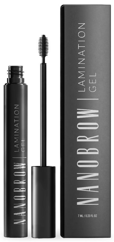 Nanobrow Lamination Gel Gel Na Obočí Black 7 ml