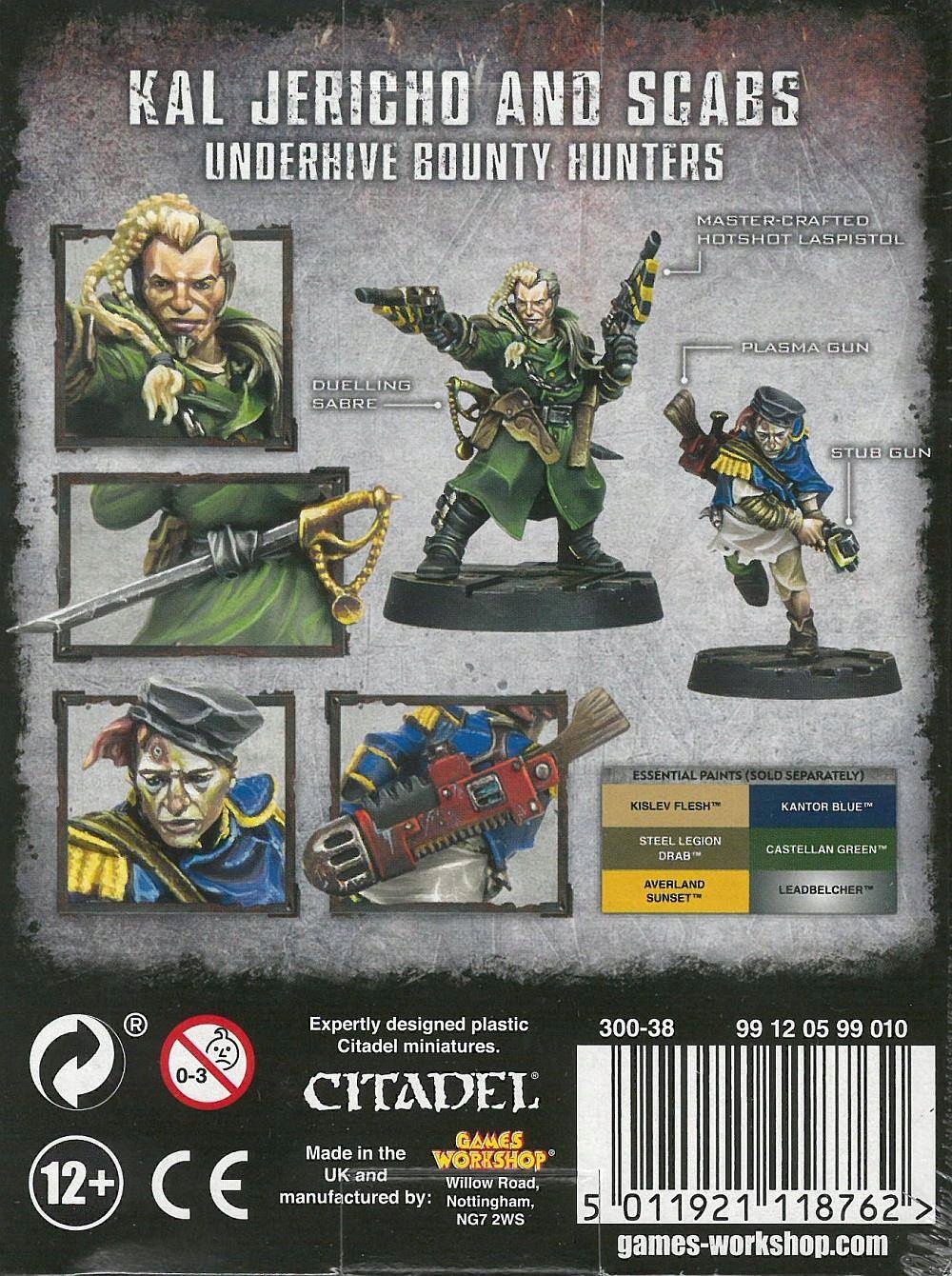 Necromunda Kal Jericho and Scabs System Necromunda