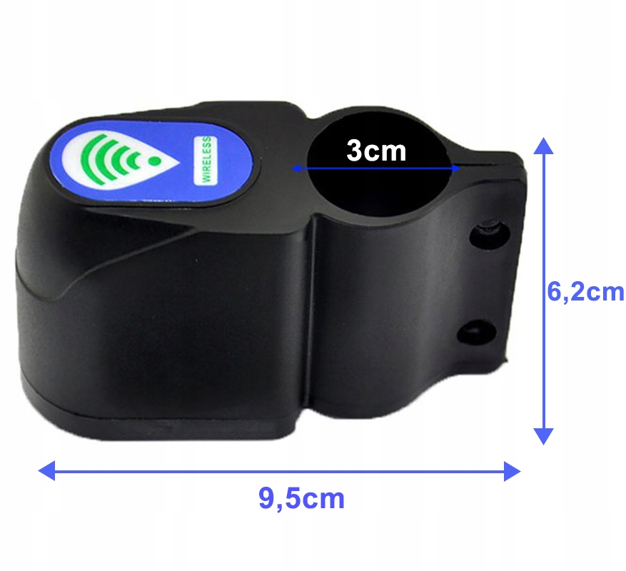 ELEKTRONICZNY ALARM ROWEROWY NA ROWER DO ROWERU SKUTER QUAD + PILOT Stan opakowania oryginalne