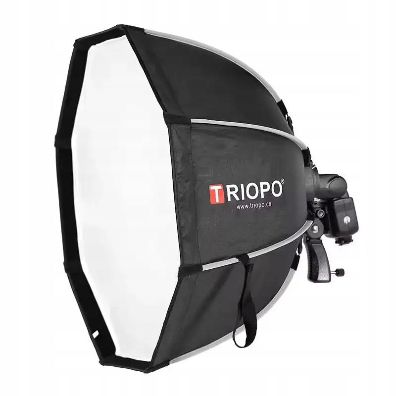 Triopo Octagon Softbox Bowens Mount pro Stálá i Záblesková Světla 55 cm