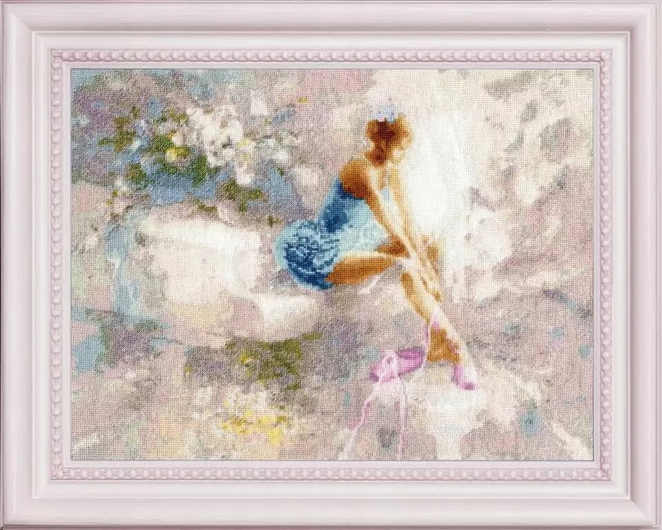 Křížková výšivka počítaná sada (kanva, mulina)