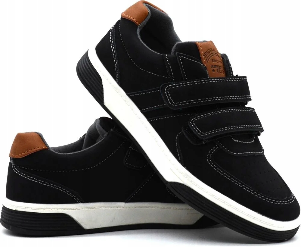 Buty sportowe chłopięce American Club XD128 czarne 35