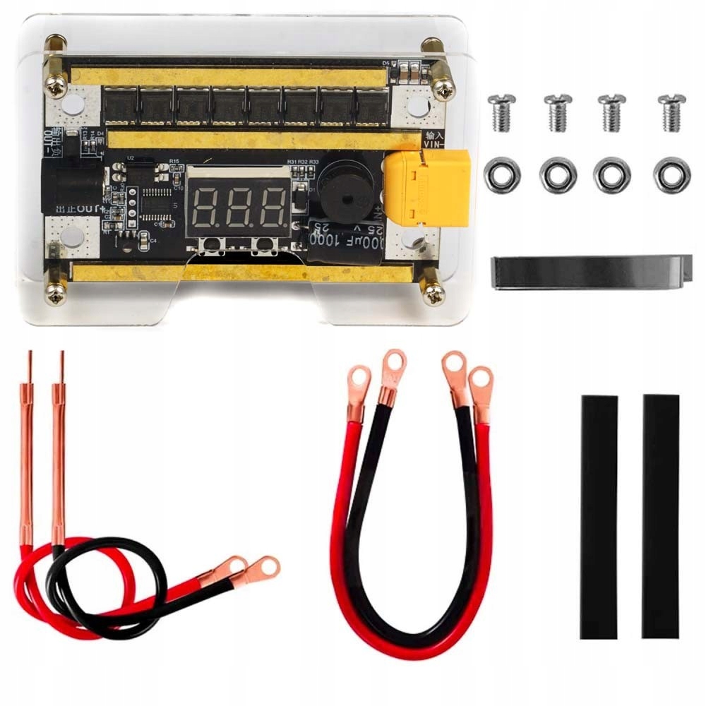 Bodová svářečka článků, ovládání pedálu v pouzdře 2400A