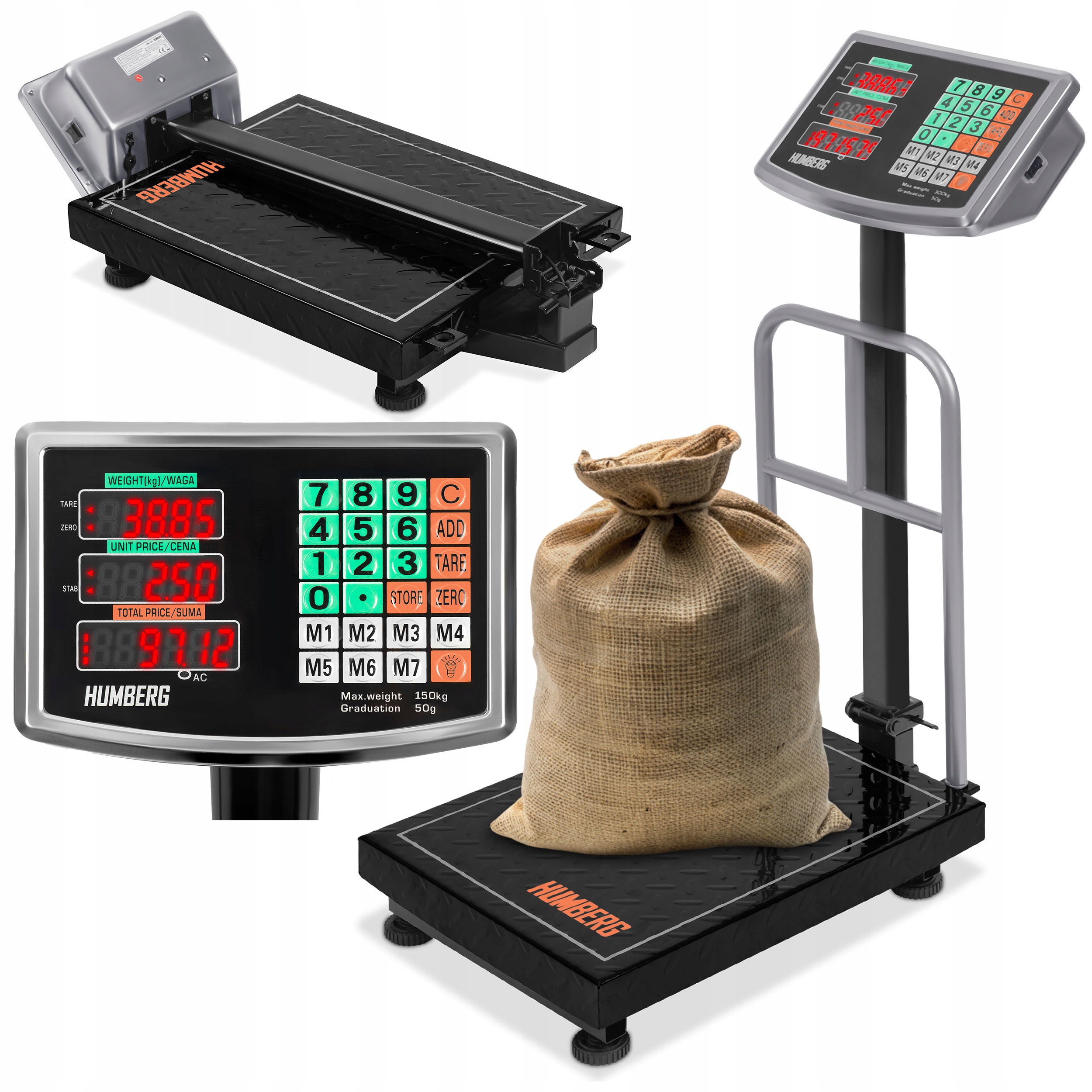 МАСШТАБ 150КГ ПЛАТФОРМЫ МАГАЗИНА СКЛАДА ЭЛЕКТРОННЫЙ ПРОМЫШЛЕННЫЙ