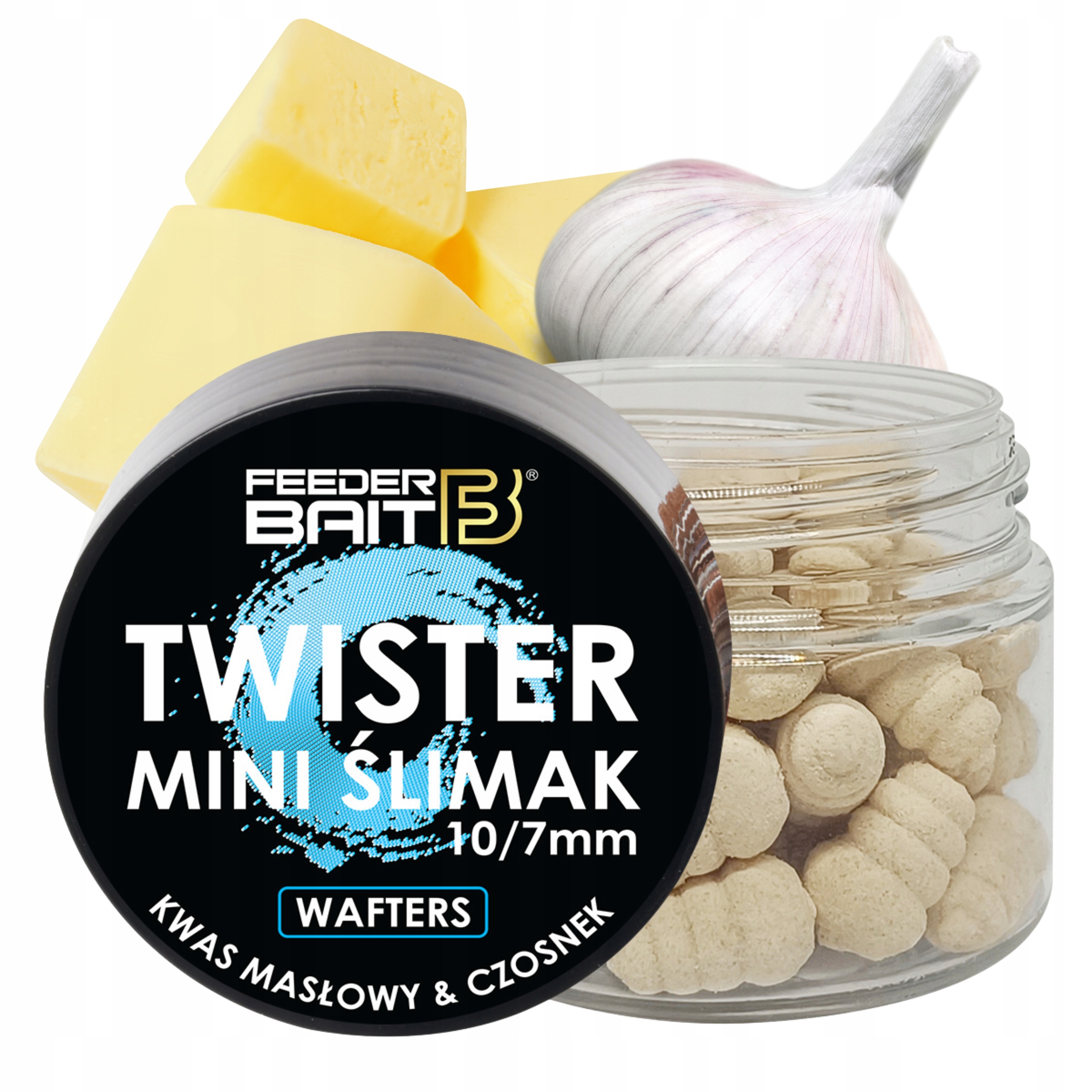 Wafters przynęta Feeder Bait 10mm pro na karpia Kwas Masłowy Czosnek skisłe