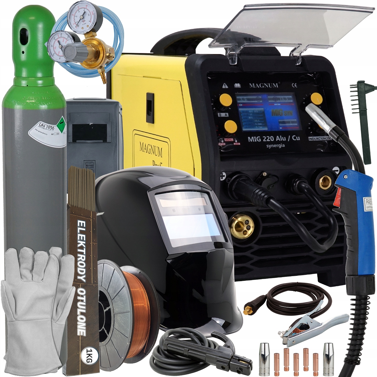 ЗВАРЮВАЛЬНИЙ АПАРАТ MIGOMAT MIG MAG MAGNUM 220 ALU SYNERGIA