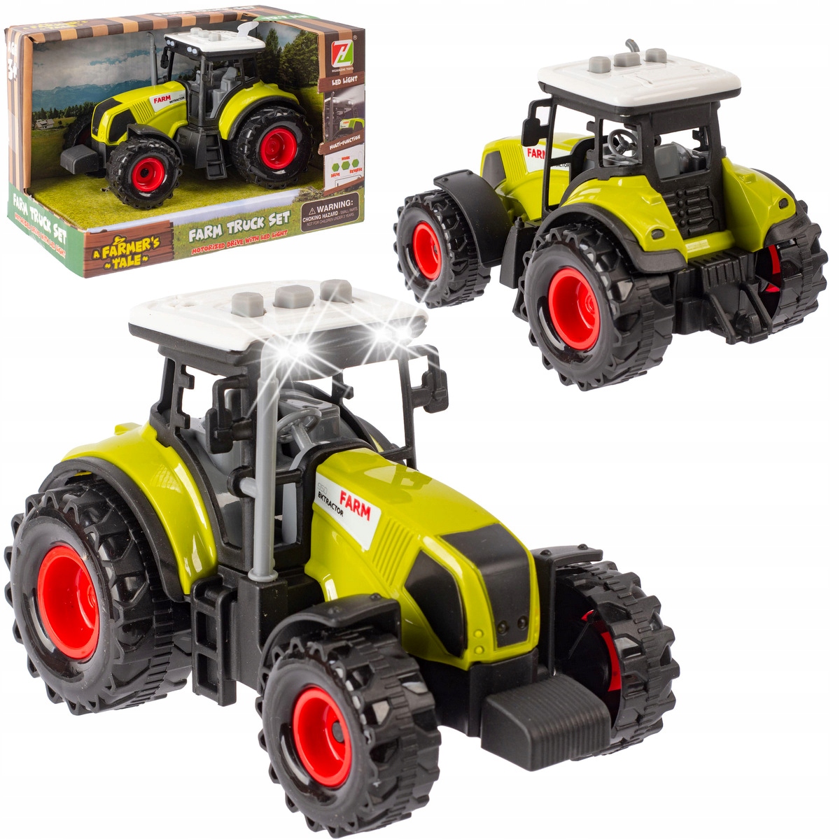 

Ciągnik Traktor Farm Światło Led Dźwięki