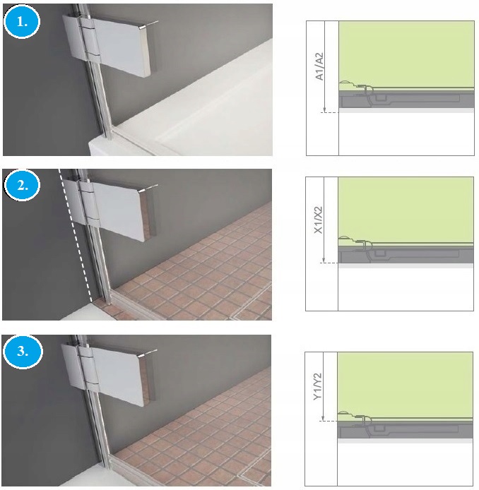 Kabina Modo SL GunMetal II 50x200 Lewa RADAWAY Kod producenta 10319054-92-01L