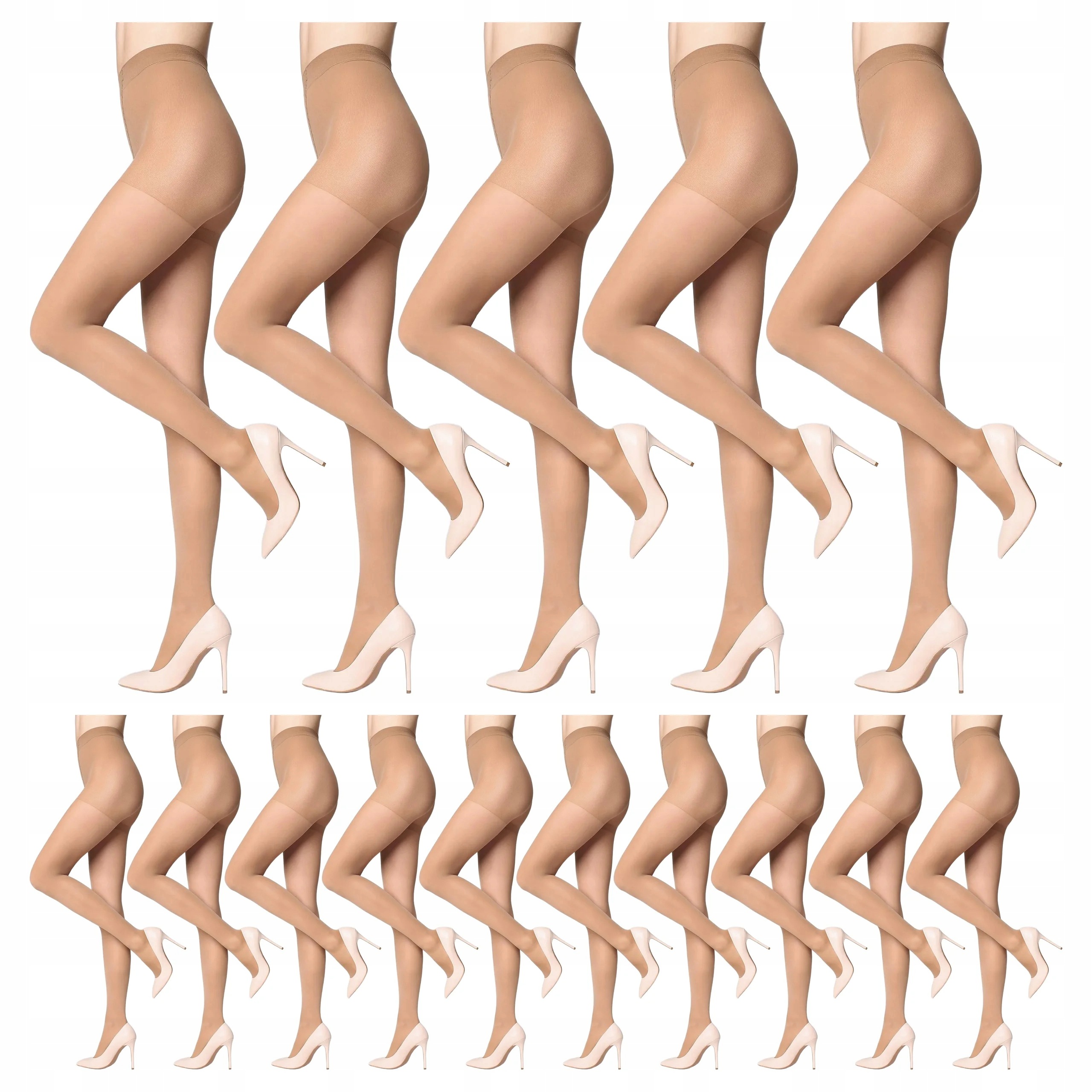 15 x Preventivní punčocháče Relax 50 den Marilyn Beige 2-S
