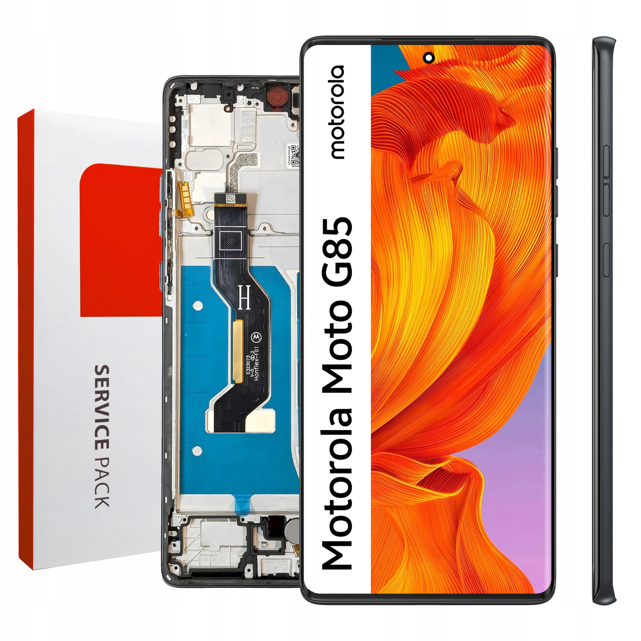 XT2427-3 LCD pre Motorola G85 Service Pack Rámček Matrica Originál Zila