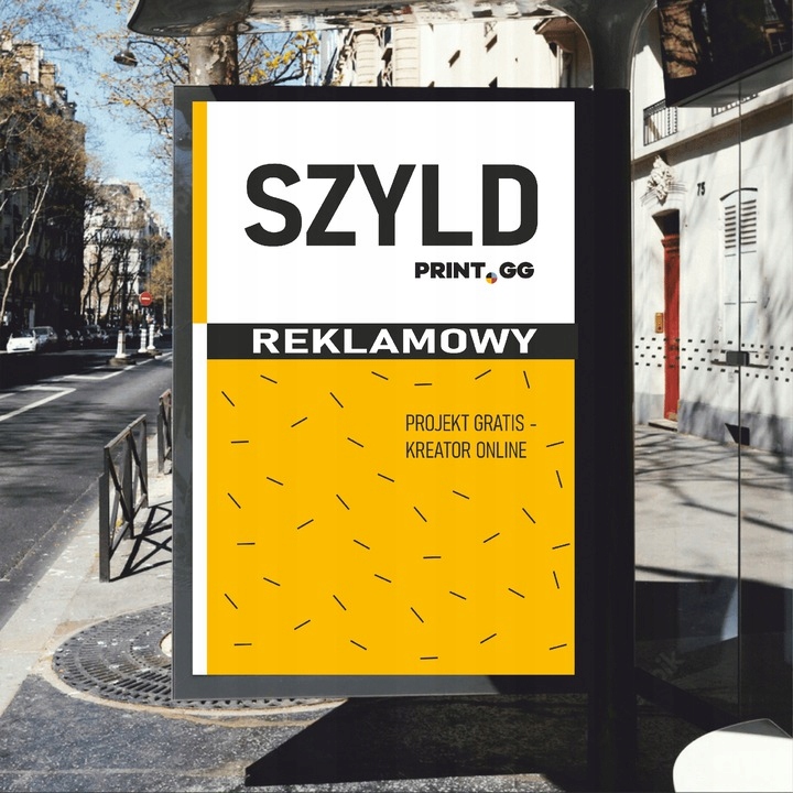 DIBOND 3mm SZYLD TABLICA REKLAMOWA DRUK UV 120X100 Wysokość produktu 100 cm