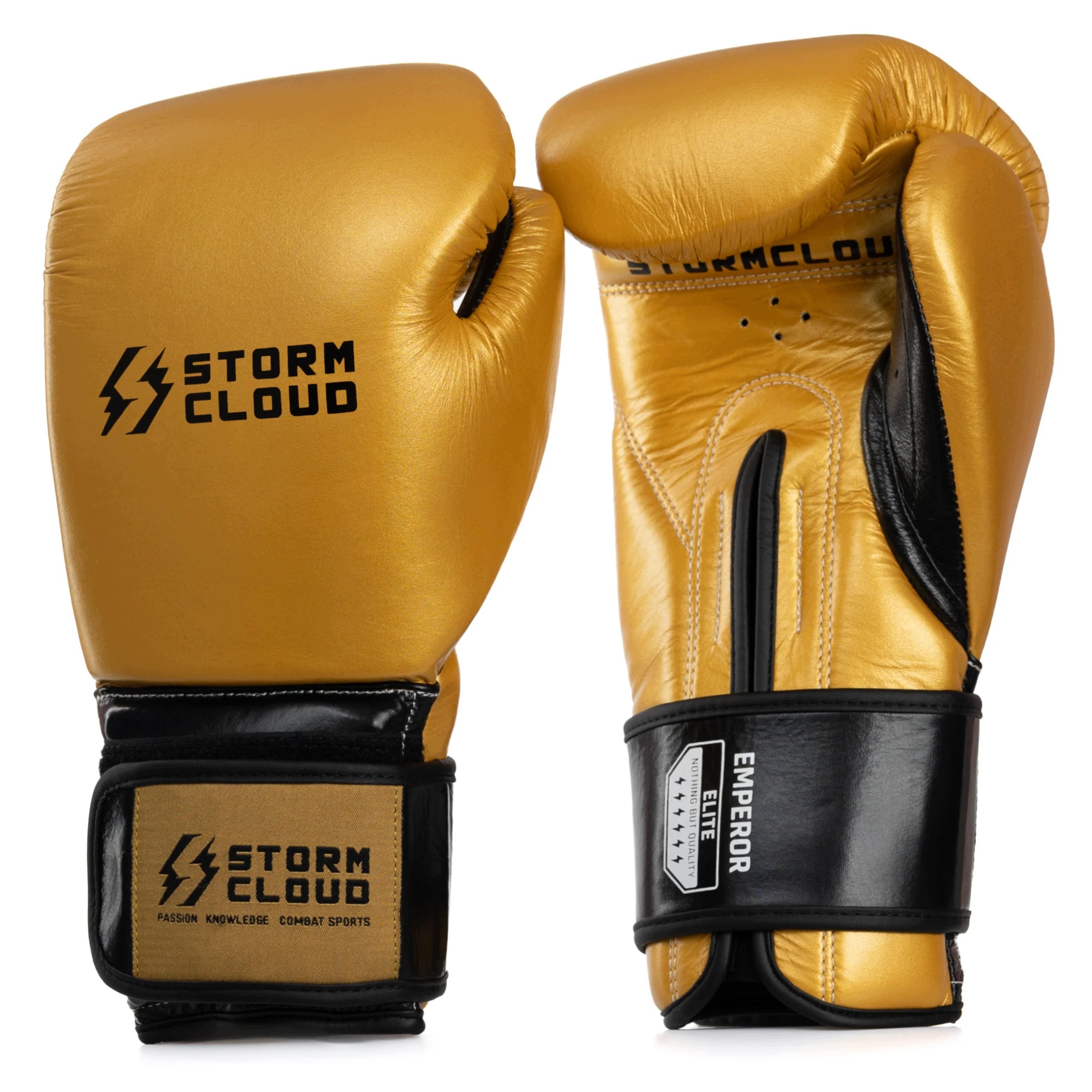 StormCloud Boxerské rukavice Emperor Zlaté 12 oz