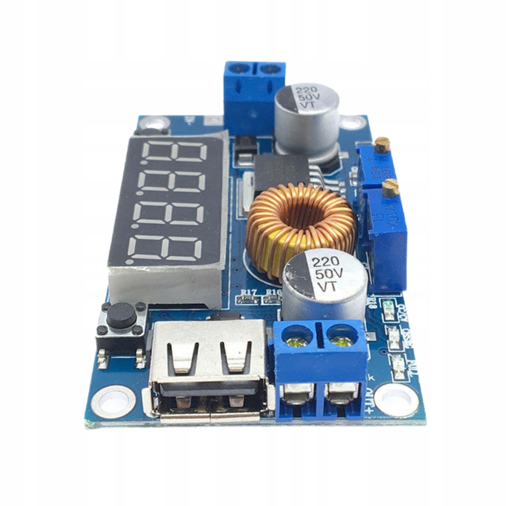 Przetwornica XL4015 step-down DC-DC 5.5-36V 5A 5w1 Producent bez marki