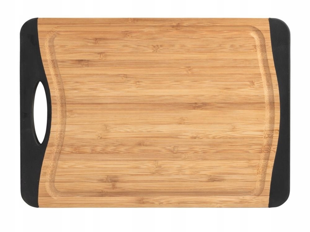 DESKA DO KROJENIA BAMBUSOWA ANTI-SLIP 28x20 WENKO Kolor odcienie brązu i beżu