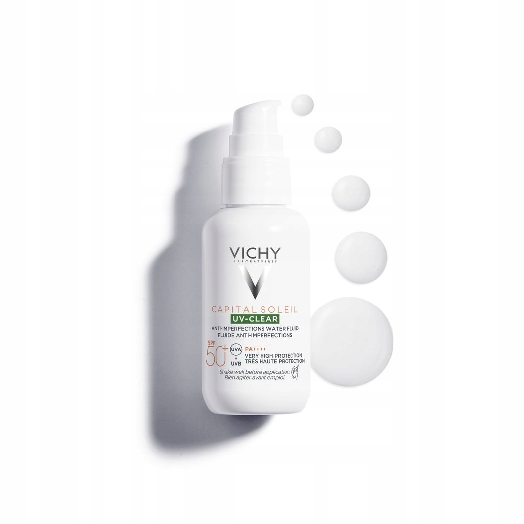 Fluid przeciw niedoskonałościom Vichy Capital Uv-clear Spf 50+ 40ml