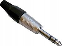 

Wtyk jack 6,3mm stereo nikiel Hq