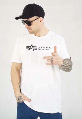 Tričko Alpha Industries Label 118534 2Pack bílé černé