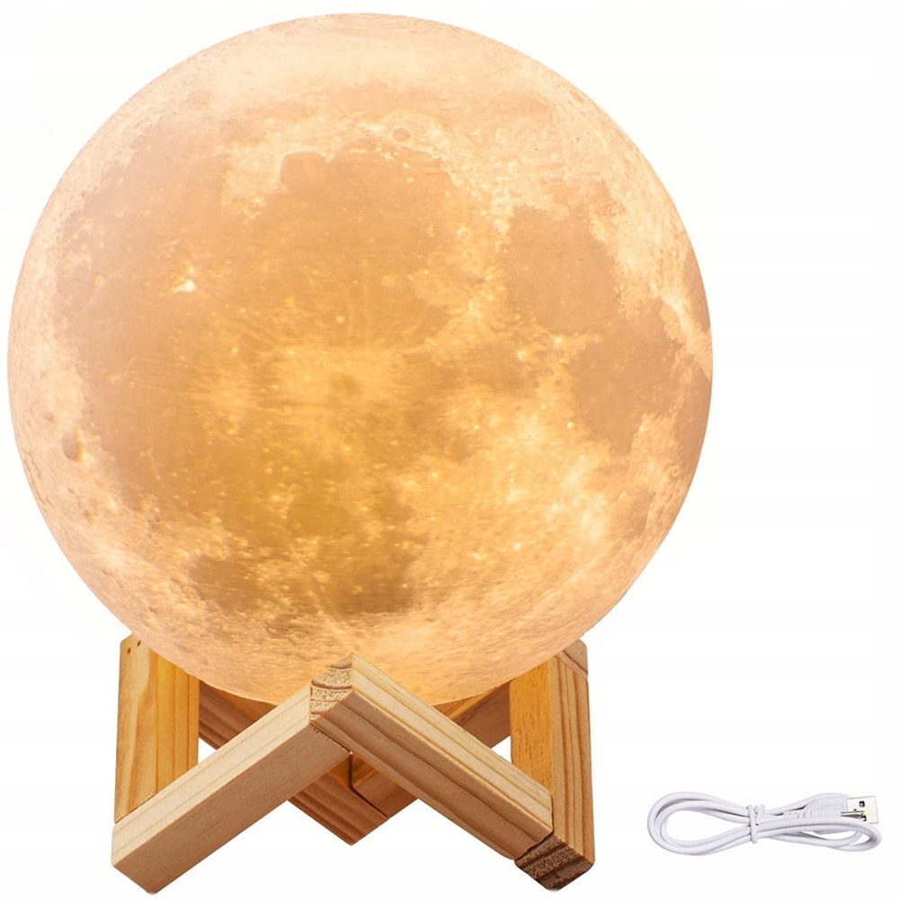 

Lampka Nocna Świecący Księżyc 3D Moon Light 8cm