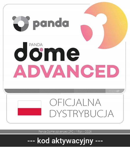 Panda Antywirus Panda Dome Advanced 2026 2 st. / 12 miesięcy ESD