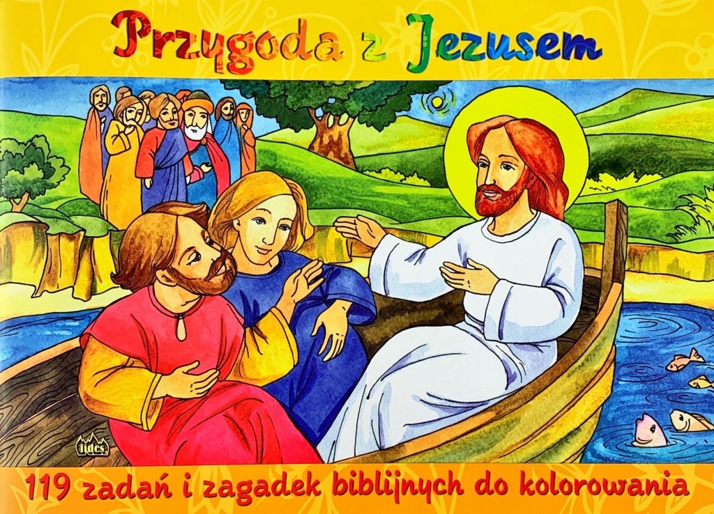Przygoda z Jezusem 119 zadań i zagadek biblijnych do kolorowania