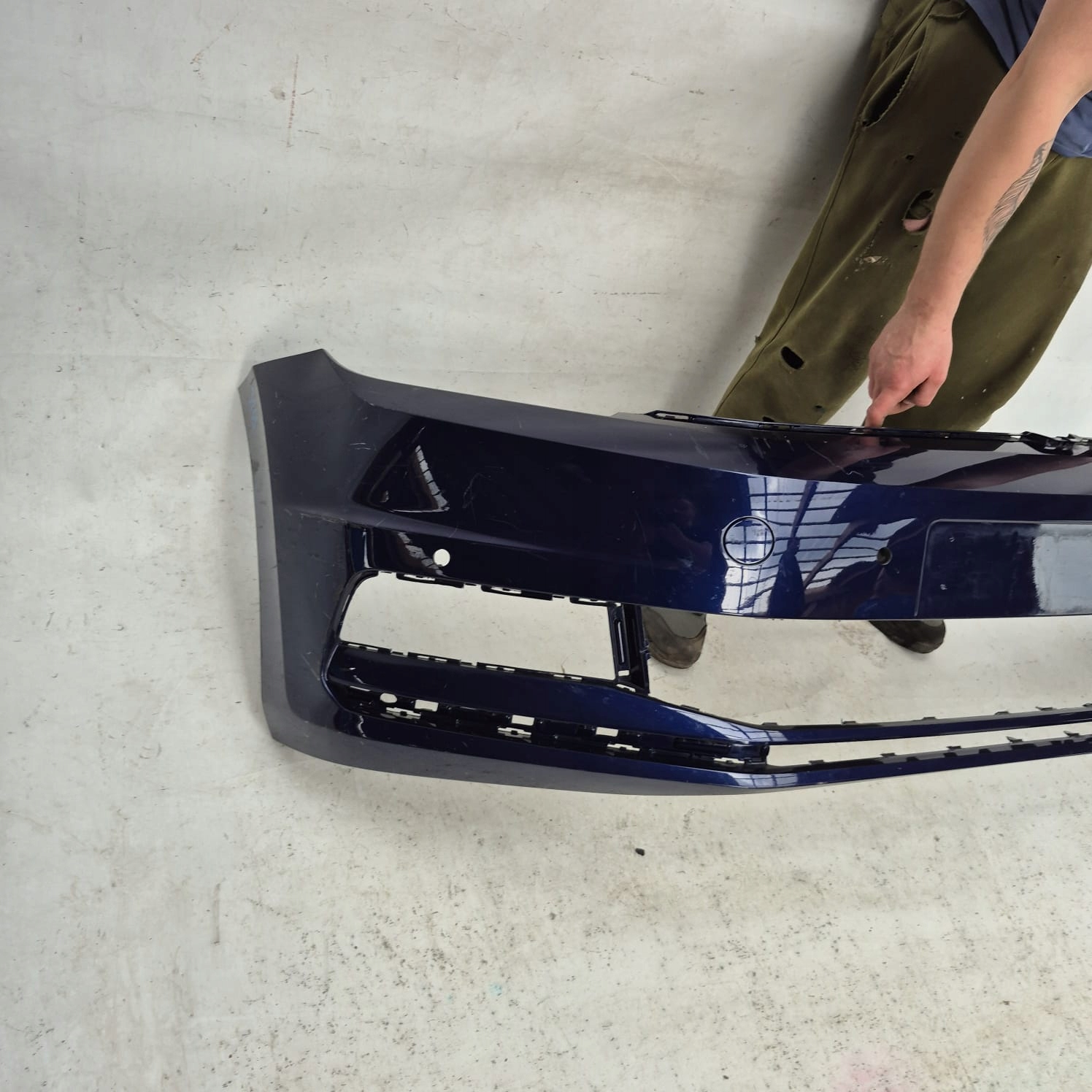 VW TOURAN 5TA 15- bumper front front 4XPDC 5TA807221A
