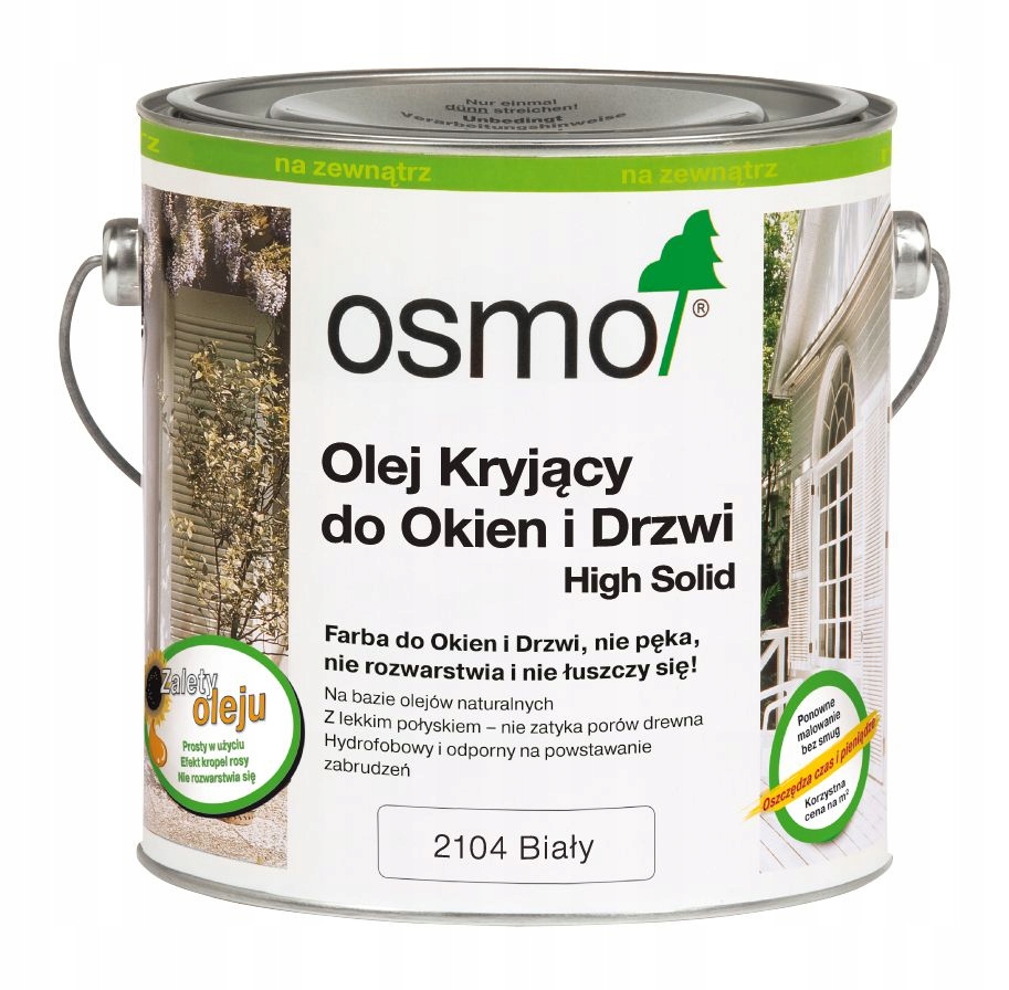 Osmo Olej Kryjący Do Okien I Drzwi Biały 2104 0,75L