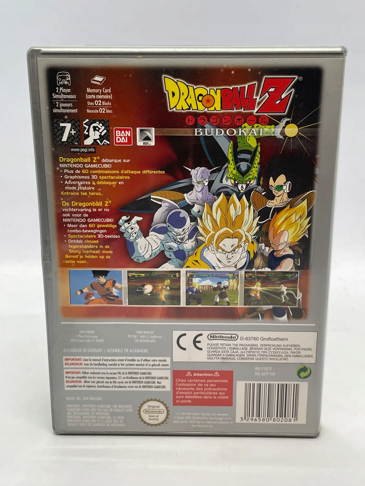 Dragonball Z Budokai Nintendo GameCube Platforma Nintendo GameCube