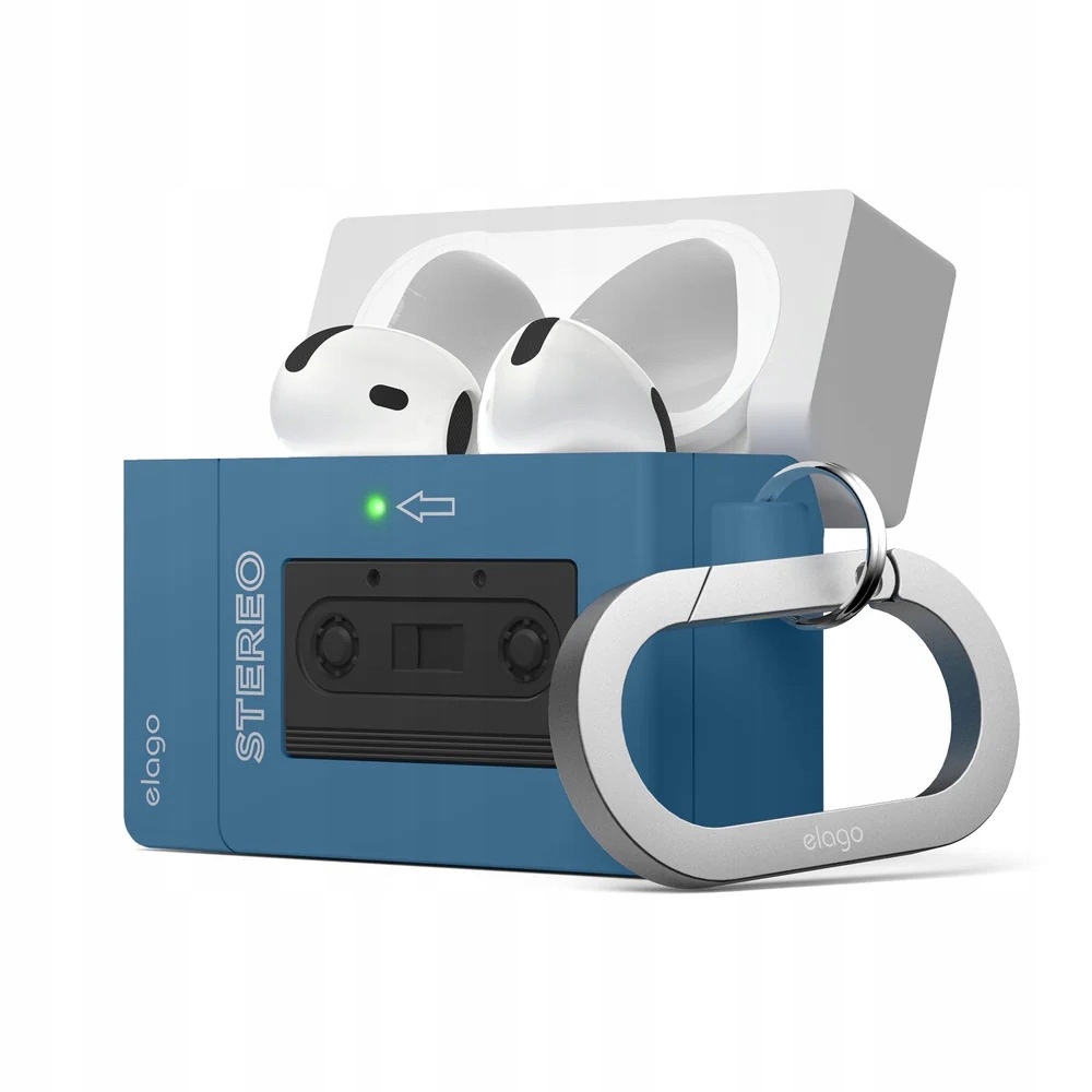 Retro pouzdro pro Apple AirPods 4 Pouzdro Cassette Player karabina