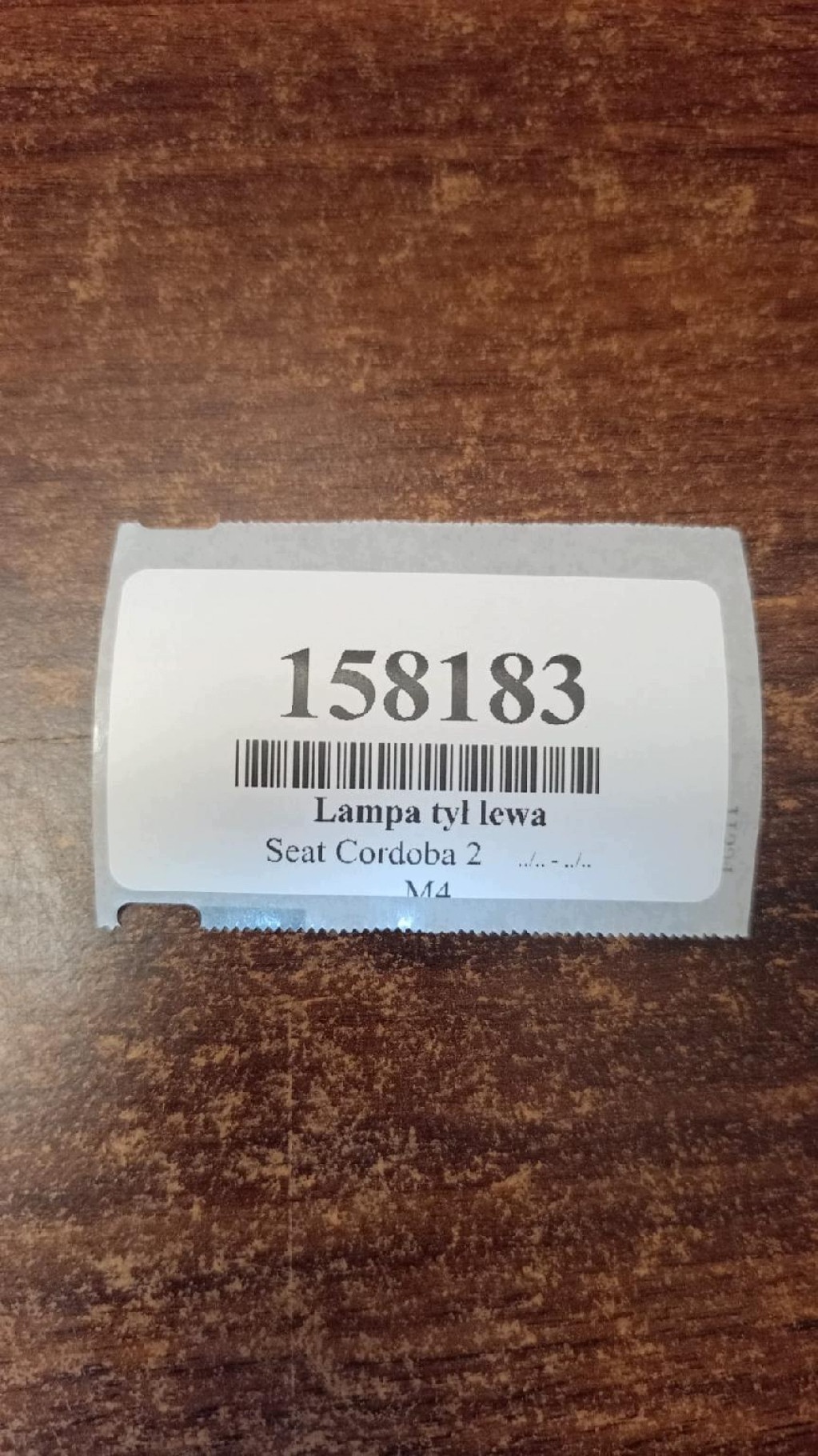 SEAT CORDOBA II light left rear part 6L5945093