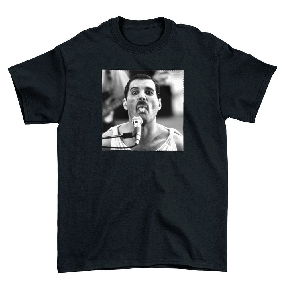 

Koszulka z naszywką Queen Freddie Mercury 1 r:XL